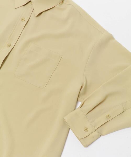 ITEMS URBANRESEARCH（アイテムズ アーバンリサーチ）の「長袖シャツ×イージーパンツ（セットアップ・レディース・スミクロ/ベージュ・FREE）」の8枚目の写真