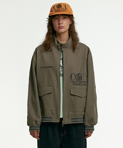 TEKET(テケット)の「CCTT Canvas Blouson Jacket Brown(その他アウター・レディース・その他・SMALL/MEDIUM/LARGE)」の2枚目の写真