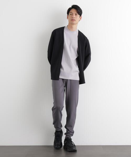 NANO universe(ナノユニバース)の「レーヨンジャージージョガーパンツ(その他パンツ・メンズ・ブラック/チャコール・M/L/S)」の20枚目の写真
