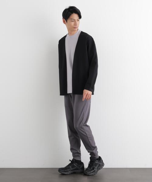 NANO universe(ナノユニバース)の「レーヨンジャージージョガーパンツ(その他パンツ・メンズ・ブラック/チャコール・M/L/S)」の22枚目の写真