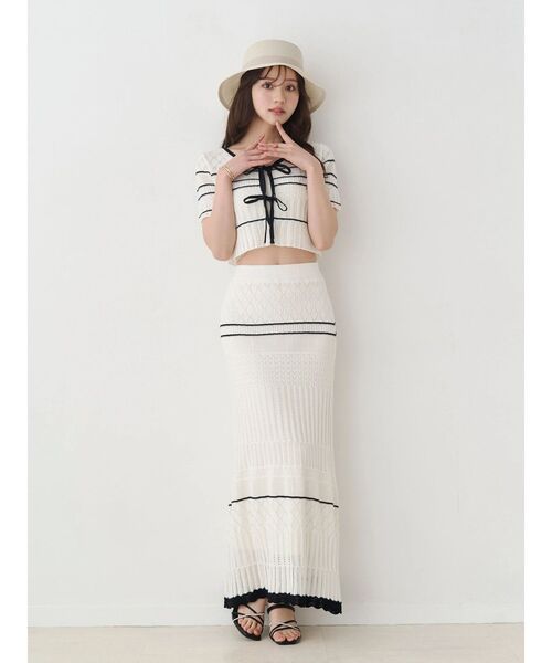 MERCURYDUO(マーキュリーデュオ)の「ウォッシャブルブレードツバ広カンカン帽(ハット・レディース・アイボリー・FREE)」の9枚目の写真