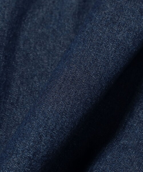BEAMS(ビームス)の「ショート デニム シャツ【ワイドショートフィット】(シャツ/ブラウス・メンズ・インディゴブルー/サックスブルー・S/M/XL/L)」の10枚目の写真