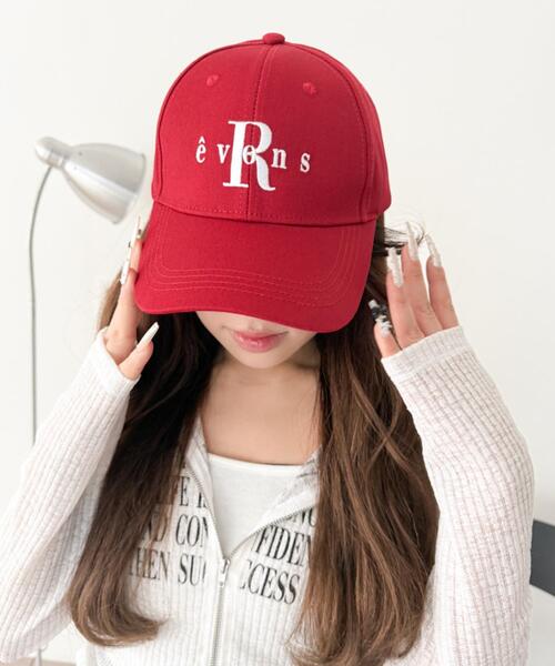 WEGO（ウィゴー）の「WEGO/【26年春新作】ツイルロゴキャップ（キャップ・レディース・レッド/グレー/ブラック・FREE）」の6枚目の写真