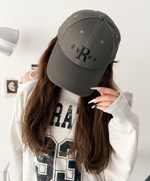 WEGO（ウィゴー）の「WEGO/【26年春新作】ツイルロゴキャップ（キャップ・レディース・レッド/グレー/ブラック・FREE）」の5枚目の写真