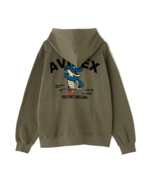 AVIREX｜アヴィレックスのパーカー（グリーン・カーキ/緑色系）通販