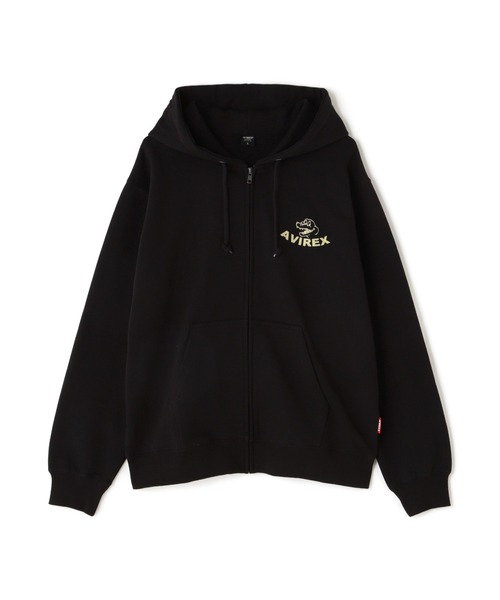 AVIREX(アヴィレックス)の「《WEB&DEPOT限定》USS FORT SNELLING ZIPUP HOODIE / フォートスネリング ジップアップ フーディー / AVIREX / アヴィレックス(パーカー・メンズ・ブラック/オリーブ/ホワイト/ピンク・MEDIUM/X-LARGE/XX-LARGE/LARGE)」の19枚目の写真