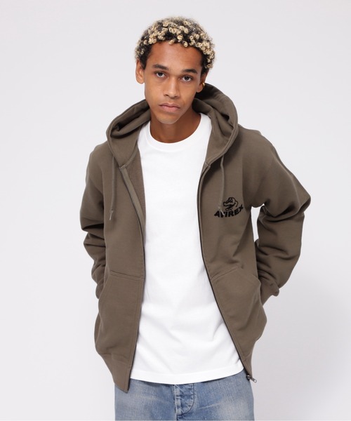 AVIREX(アヴィレックス)の「《WEB&DEPOT限定》USS FORT SNELLING ZIPUP HOODIE / フォートスネリング ジップアップ フーディー / AVIREX / アヴィレックス(パーカー・メンズ・ブラック/オリーブ/ホワイト/ピンク・MEDIUM/X-LARGE/XX-LARGE/LARGE)」の22枚目の写真