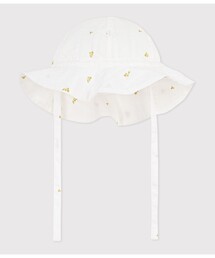 PETIT BATEAU | 紐つきプリントクロシェ(ハット)