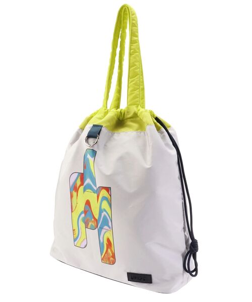 UN3D.(アンスリード)の「STRATUM ART 2WAY TOTE / ストレイタムアート2ウェイトート(トートバッグ・レディース・グレー/ブラック・FREE)」の7枚目の写真