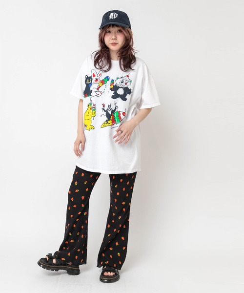 RNA(アールエヌエー)の「R4460 ヨーリューイチゴフレアパンツ(その他パンツ・レディース・オフホワイト/ブラック・MEDIUM)」の17枚目の写真