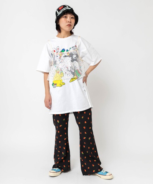 RNA(アールエヌエー)の「R4460 ヨーリューイチゴフレアパンツ(その他パンツ・レディース・オフホワイト/ブラック・MEDIUM)」の20枚目の写真
