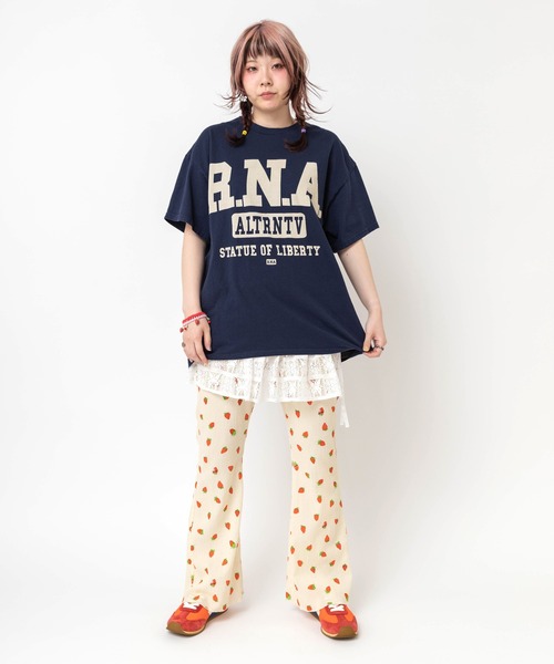 RNA(アールエヌエー)の「R4460 ヨーリューイチゴフレアパンツ(その他パンツ・レディース・オフホワイト/ブラック・MEDIUM)」の13枚目の写真
