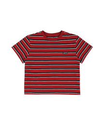 クラシックラベルストライプTシャツ（2色）