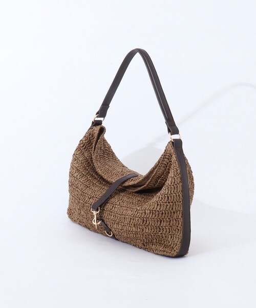 NOLLEY’S（ノーリーズ）の「ペーパーワンショルダーバッグ（ショルダーバッグ・レディース・ブラック/ブラウン・FREE）」の4枚目の写真