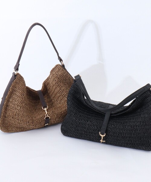 NOLLEY’S（ノーリーズ）の「ペーパーワンショルダーバッグ（ショルダーバッグ・レディース・ブラック/ブラウン・FREE）」の11枚目の写真