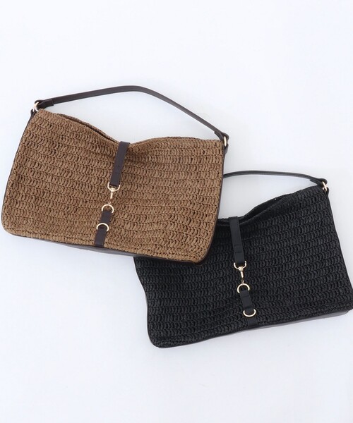 NOLLEY’S（ノーリーズ）の「ペーパーワンショルダーバッグ（ショルダーバッグ・レディース・ブラック/ブラウン・FREE）」の12枚目の写真