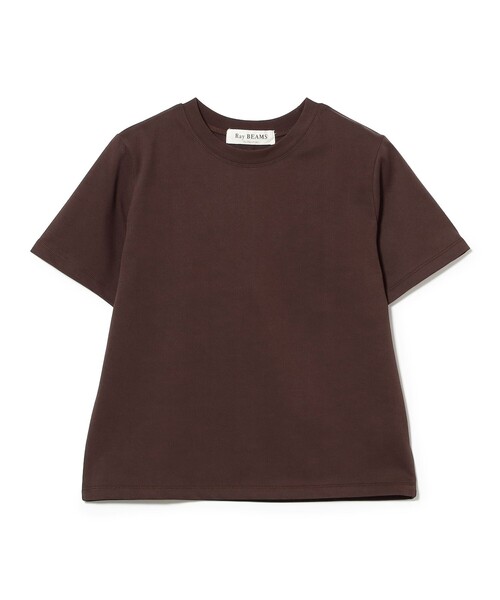 Ray BEAMS（レイビームス）の「ベーシック クルーネック Tシャツ（Tシャツ/カットソー・レディース・ダークブラウン/ホワイト/ブラック・ONE SIZE）」の17枚目の写真