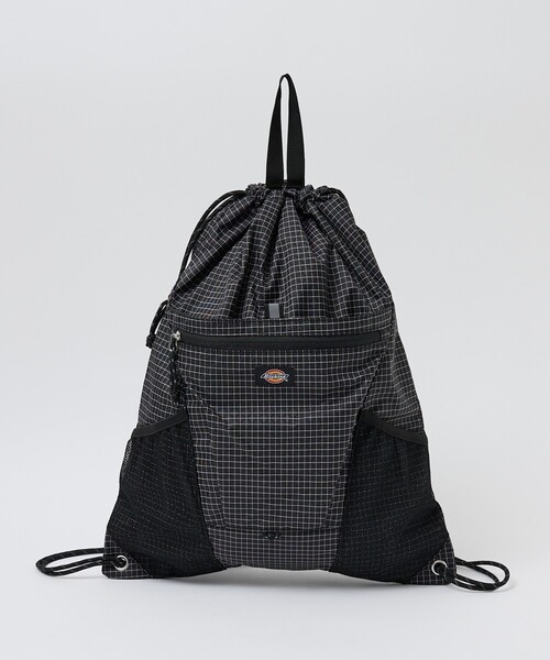 Dickies（ディッキーズ）の「【DICKIES/ディッキーズ】ATHLETIC KNAP GRID / アスレティック ナップサック グリッド / リュック / ユニセックス（バックパック/リュック・メンズ・ホワイト/グレー/ブラック/カーキ・フリー）」の6枚目の写真