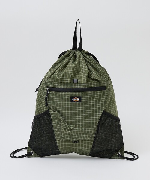 Dickies（ディッキーズ）の「【DICKIES/ディッキーズ】ATHLETIC KNAP GRID / アスレティック ナップサック グリッド / リュック / ユニセックス（バックパック/リュック・メンズ・ホワイト/グレー/ブラック/カーキ・フリー）」の18枚目の写真