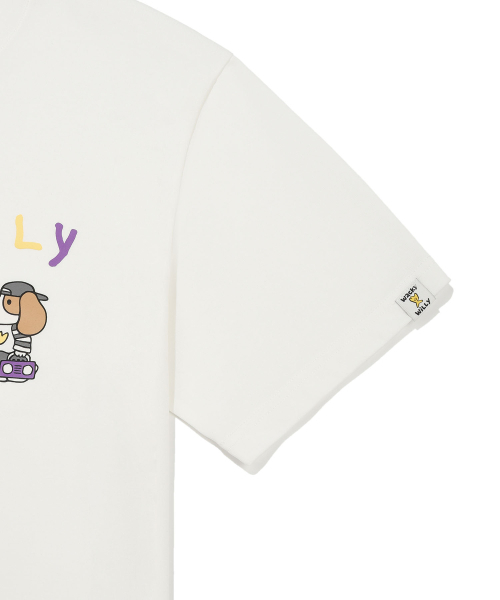 Wacky WiLLy(ワッキーウィリー)の「キキフレンズグラフィック半袖Tシャツホワイト(Tシャツ/カットソー・レディース・その他・LARGE/MEDIUM/SMALL/X-LARGE)」の6枚目の写真