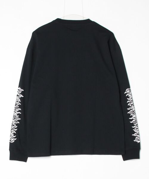 En serio TOKYO（エンソリオトーキョー）の「【SIDEWAYSTANCE】ステッカーアームロゴ長袖Tシャツ 70649（Tシャツ/カットソー・メンズ・ホワイト/オートミール/ブラック・MEDIUM/X-LARGE/SMALL/LARGE）」の12枚目の写真