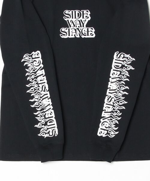 En serio TOKYO（エンソリオトーキョー）の「【SIDEWAYSTANCE】ステッカーアームロゴ長袖Tシャツ 70649（Tシャツ/カットソー・メンズ・ホワイト/オートミール/ブラック・MEDIUM/X-LARGE/SMALL/LARGE）」の13枚目の写真