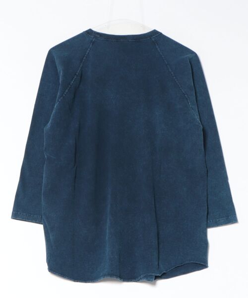 Good On（グッドオン）の「Good On/グッドオン　BASEBALL TEE INDIGO SHAVE（Tシャツ/カットソー・メンズ・ブルー系その他・X-LARGE/MEDIUM/LARGE）」の9枚目の写真