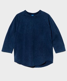 Good On | Good On/グッドオン　BASEBALL TEE INDIGO SHAVE(Tシャツ/カットソー)