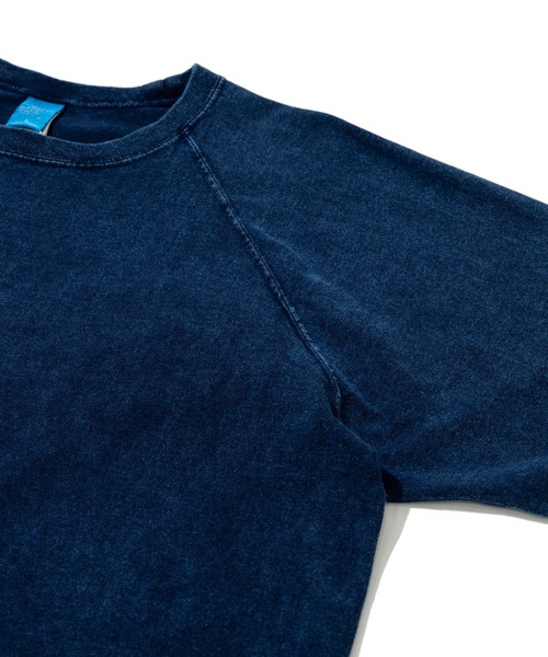 Good On（グッドオン）の「Good On/グッドオン　BASEBALL TEE INDIGO SHAVE（Tシャツ/カットソー・メンズ・ブルー系その他・X-LARGE/MEDIUM/LARGE）」の3枚目の写真