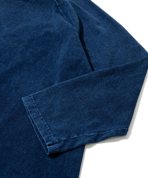 Good On（グッドオン）の「Good On/グッドオン　BASEBALL TEE INDIGO SHAVE（Tシャツ/カットソー・メンズ・ブルー系その他・X-LARGE/MEDIUM/LARGE）」の4枚目の写真