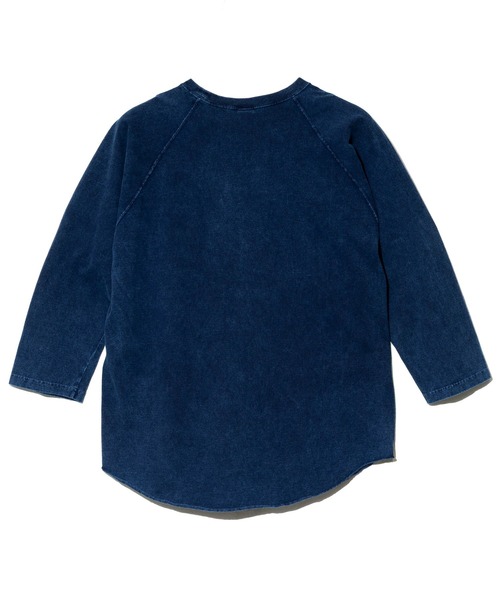 Good On（グッドオン）の「Good On/グッドオン　BASEBALL TEE INDIGO SHAVE（Tシャツ/カットソー・メンズ・ブルー系その他・X-LARGE/MEDIUM/LARGE）」の8枚目の写真