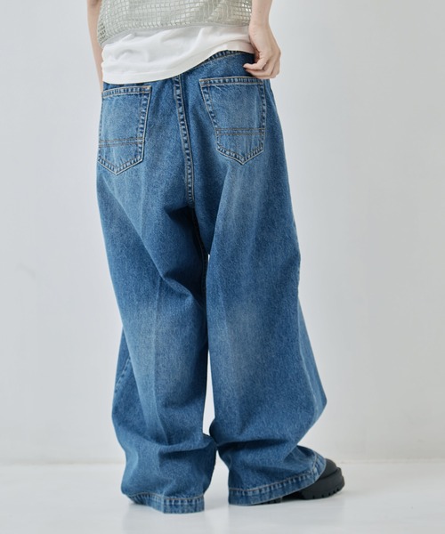 RhodolirioN/ロドリリオン]90s Loose Straight Pant - Denim（デニム