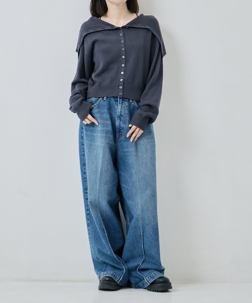 RhodolirioN/ロドリリオン]90s Loose Straight Pant - Denim（デニム