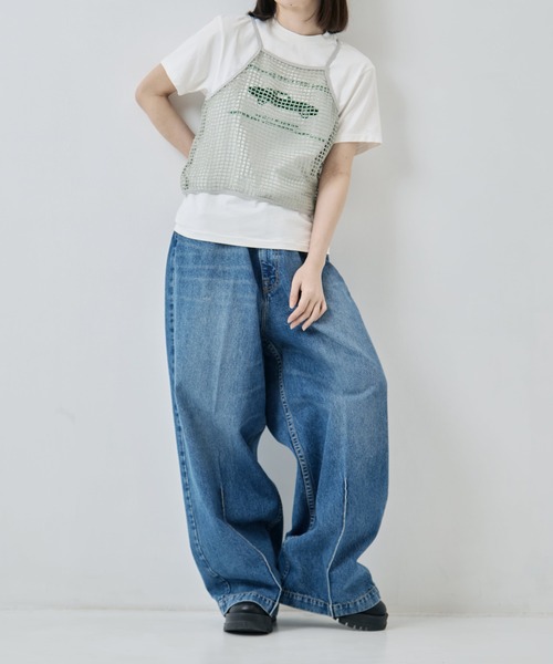 RhodolirioN（ロドリリオン）の「[RhodolirioN/ロドリリオン]90s Loose Straight Pant - Denim（デニムパンツ・レディース・ブルー・0/1）」の8枚目の写真