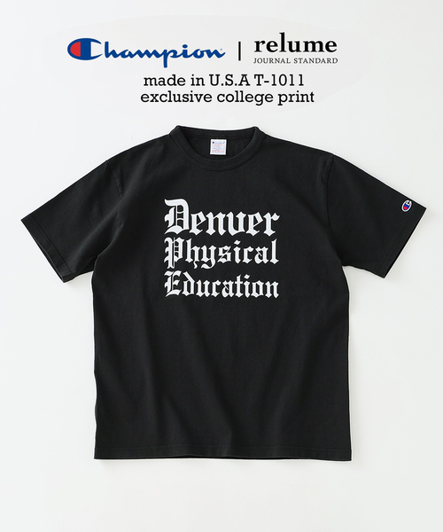 BLK 大阪桐蔭2018-2019 チャンピオン Tシャツ FRAMeWORK（フレームワーク） tシャツ CHAMPION/チャンピオン 別注14s