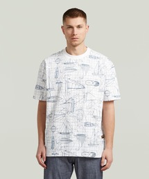Aop Relaxed T-Shirt/総柄リラックスTシャツ
