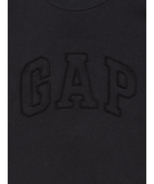 GAP(ギャップ)の「ヘビーウェイト GAPロゴ リラックスフィット クロップドTシャツ(Tシャツ/カットソー・メンズ・ネイビー/ブラウン/ブラック/オフホワイト・XS/S/M/L/XL)」の14枚目の写真