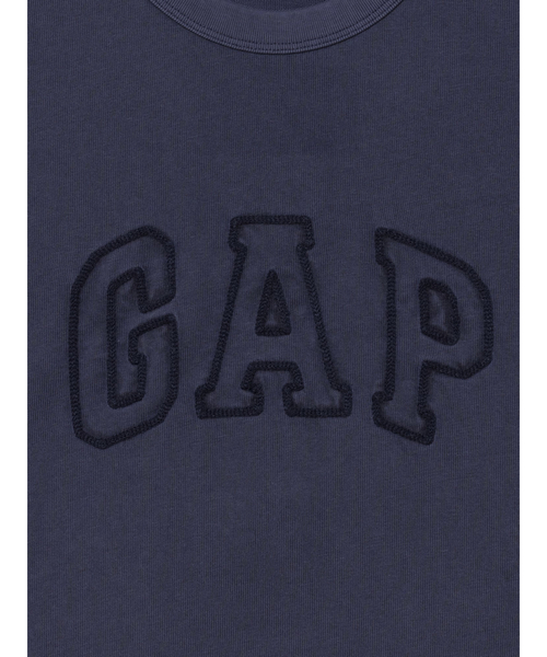 GAP(ギャップ)の「ヘビーウェイト GAPロゴ リラックスフィット クロップドTシャツ(Tシャツ/カットソー・メンズ・ネイビー/ブラウン/ブラック/オフホワイト・XS/S/M/L/XL)」の13枚目の写真