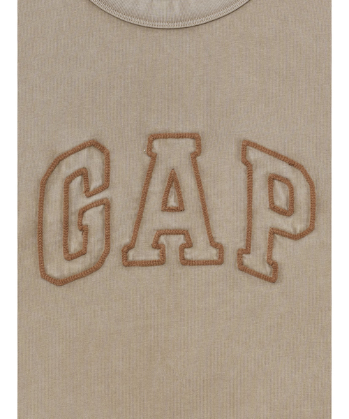 GAP(ギャップ)の「ヘビーウェイト GAPロゴ リラックスフィット クロップドTシャツ(Tシャツ/カットソー・メンズ・ネイビー/ブラウン/ブラック/オフホワイト・XS/S/M/L/XL)」の12枚目の写真