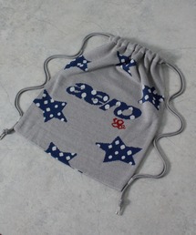 NYLAUS（ナイラス）の「【NYS】総柄アクリルニットナップサック（バックパック/リュック）」