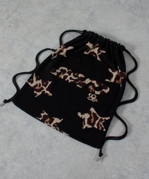 NYLAUS（ナイラス）の「【NYS】総柄アクリルニットナップサック（バックパック/リュック）」