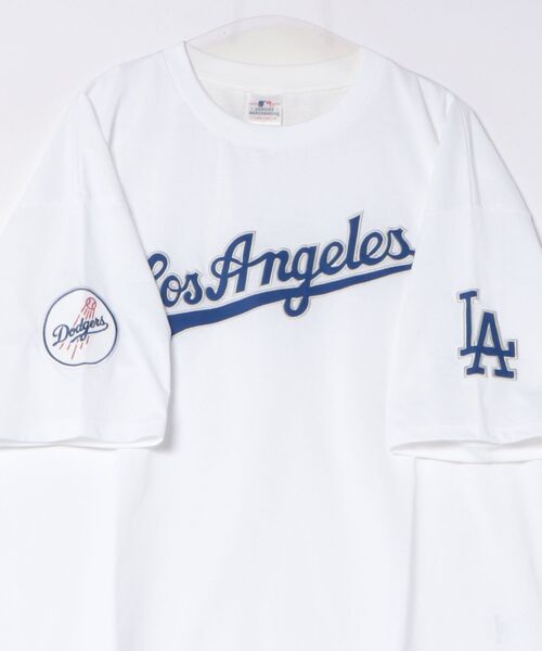 MLB(メジャーリーグベースボール)の「【MLB/メジャーリーグベースボール】チームロゴ フロントワッペン ルーズシルエット 半袖Tシャツ 吸水性 通気性(Tシャツ/カットソー・メンズ・アッシュグレー/ホワイト/スミクロ/ダークブルー・M/L/XL)」の17枚目の写真