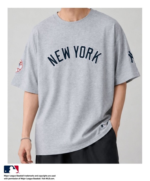 [MLB/Mejor League Baseball] Team Logo Front Wappen Loose Sleeve поло — дышащая, влагопоглощение