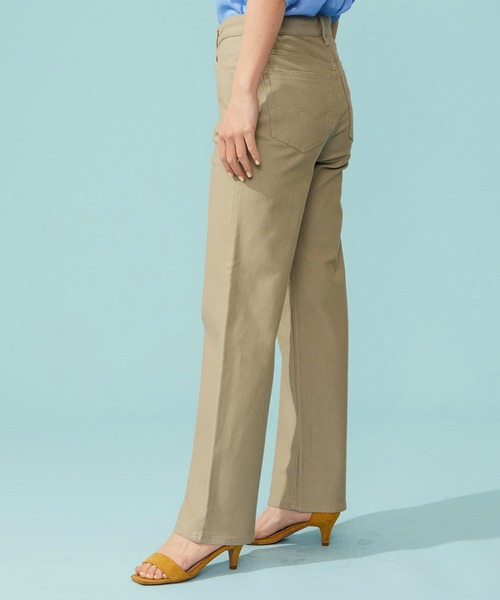 EDWIN(エドウィン)の「EDWIN LADIES ジャージーズ COOL ワイドデニムパンツ【涼】(その他パンツ・レディース・ベージュ/ダークインディゴブルー/ライトインディゴブルー・SMALL/MEDIUM/LARGE/X-LARGE/X-SMALL)」の5枚目の写真