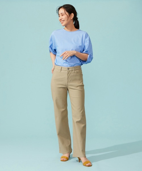 EDWIN(エドウィン)の「EDWIN LADIES ジャージーズ COOL ワイドデニムパンツ【涼】(その他パンツ・レディース・ベージュ/ダークインディゴブルー/ライトインディゴブルー・SMALL/MEDIUM/LARGE/X-LARGE/X-SMALL)」の11枚目の写真