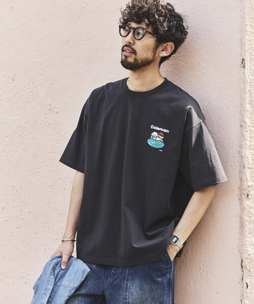 COLEMAN(コールマン)の「Coleman/コールマン Coleman×matsui×FREAK'S STORE 別注 バックプリント クルーネックTシャツ/Lake Side(Tシャツ/カットソー・メンズ・チャコールグレー/グレー/ホワイト/ブラウン・LARGE/SMALL/MEDIUM)」の8枚目の写真
