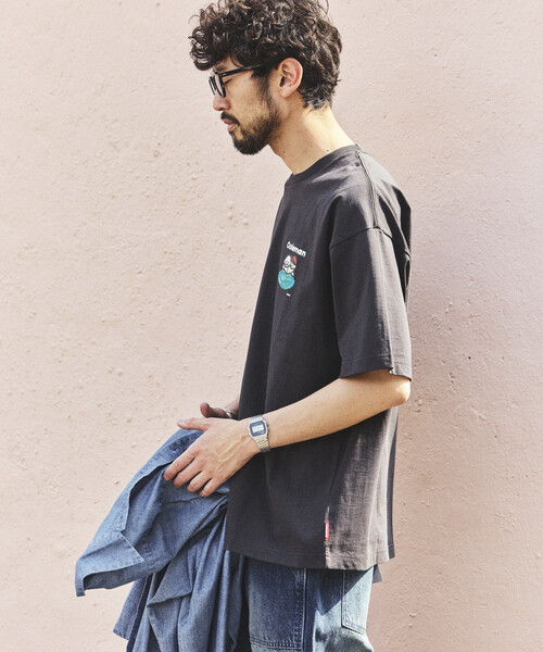 COLEMAN(コールマン)の「Coleman/コールマン Coleman×matsui×FREAK'S STORE 別注 バックプリント クルーネックTシャツ/Lake Side(Tシャツ/カットソー・メンズ・チャコールグレー/グレー/ホワイト/ブラウン・LARGE/SMALL/MEDIUM)」の9枚目の写真