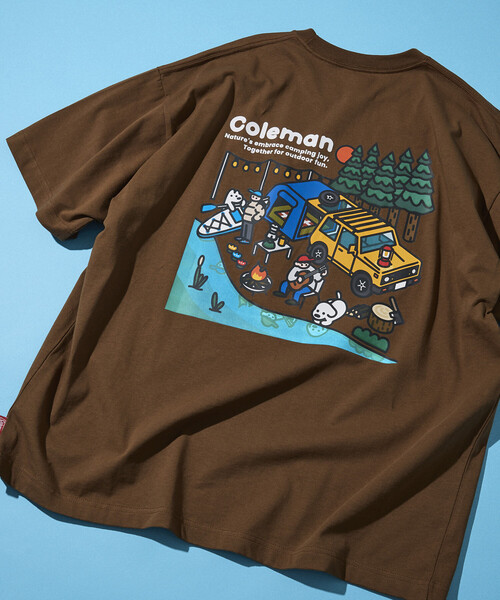 COLEMAN(コールマン)の「Coleman/コールマン Coleman×matsui×FREAK'S STORE 別注 バックプリント クルーネックTシャツ/Lake Side(Tシャツ/カットソー・メンズ・チャコールグレー/グレー/ホワイト/ブラウン・LARGE/SMALL/MEDIUM)」の18枚目の写真