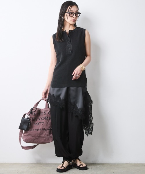 CHIC STYLE(シックスタイル)の「バルーンパンツ<大きいサイズ有>シックスタイル(その他パンツ・レディース・ブラック/ブラウン系・M/L/LL/3L/4L/5L)」の7枚目の写真