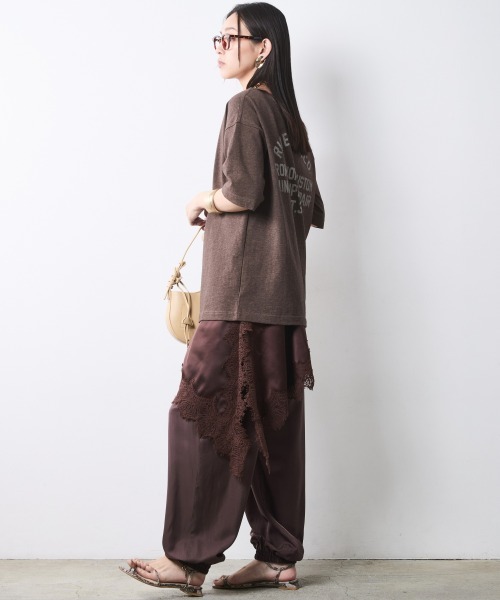 CHIC STYLE(シックスタイル)の「バルーンパンツ<大きいサイズ有>シックスタイル(その他パンツ・レディース・ブラック/ブラウン系・M/L/LL/3L/4L/5L)」の13枚目の写真